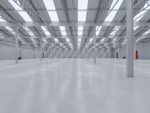 Warehouse Interior 8b 3D Model