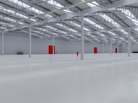 Warehouse Interior 8b 3D 模型