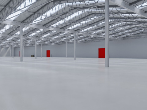 Warehouse Interior 8b 3D 模型