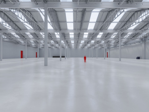 Warehouse Interior 8b 3D 模型