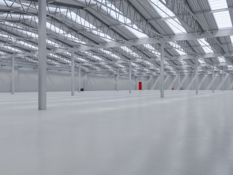 Warehouse Interior 8b 3D 模型