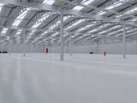 Warehouse Interior 8b 3D 模型