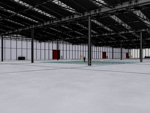 Warehouse Interior 8b 3D 模型