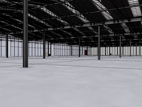 Warehouse Interior 8b 3D 模型