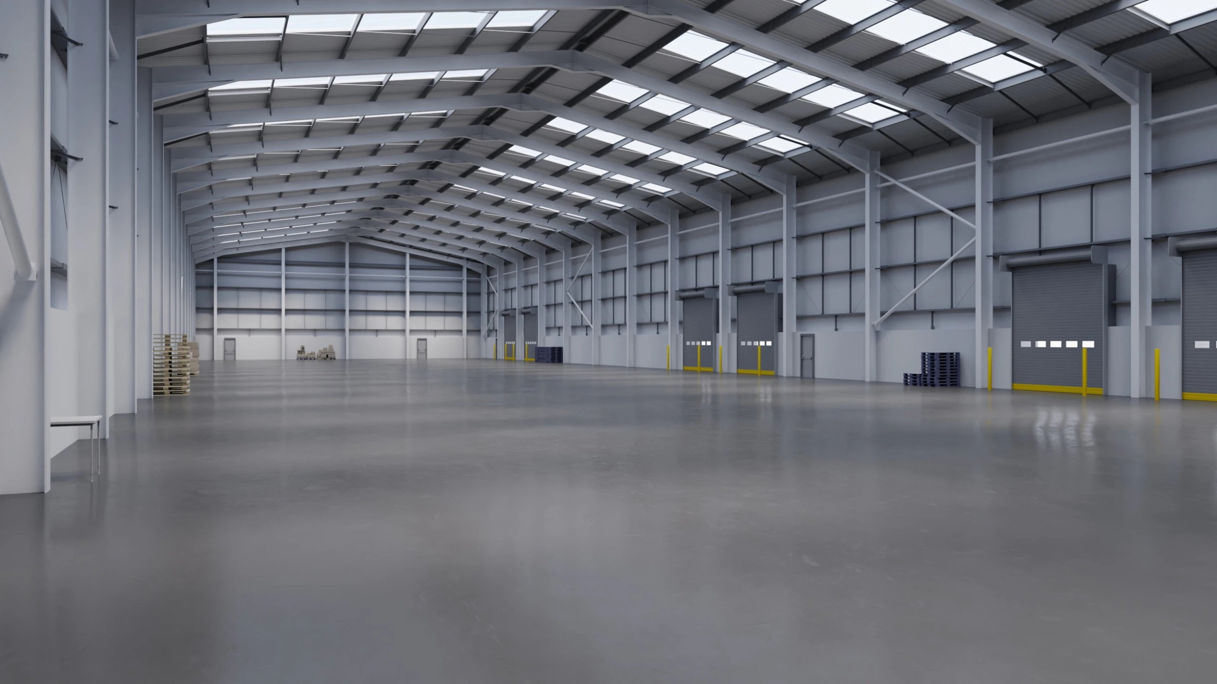 Industrial Warehouse Interior 11 3D Model .c4d .max .obj .3ds .fbx .stl .blend 