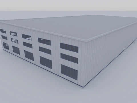 Industrial Exterior 1 3D Model