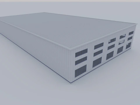 Industrial Exterior 1 3D Model