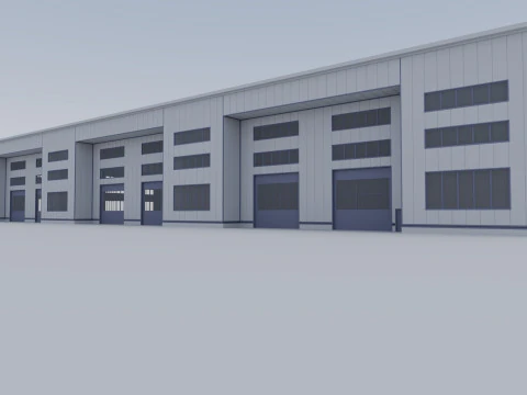 Industrial Exterior 1 3D Model