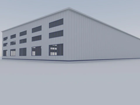 Industrial Exterior 1 3D Model
