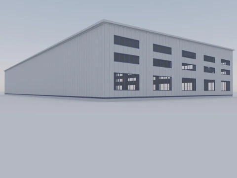 Industrial Exterior 1 3D Model