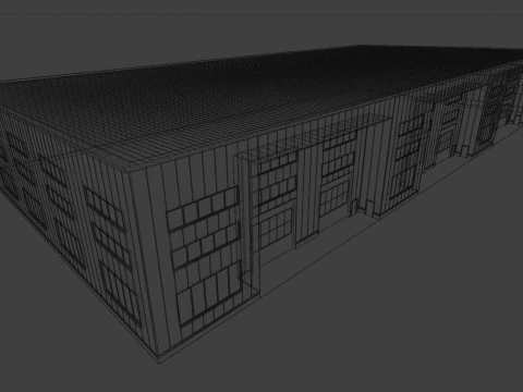 Industrial Exterior 1 3D Model