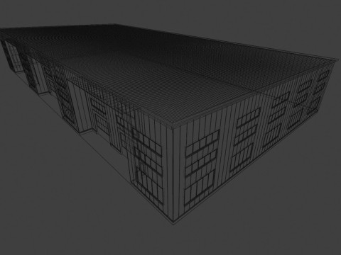 Industrial Exterior 1 3D 模型