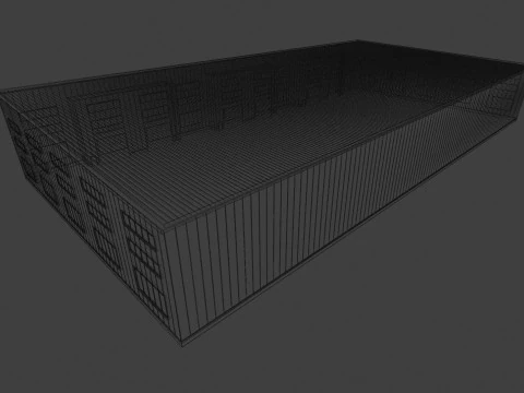 Industrial Exterior 1 3D Model