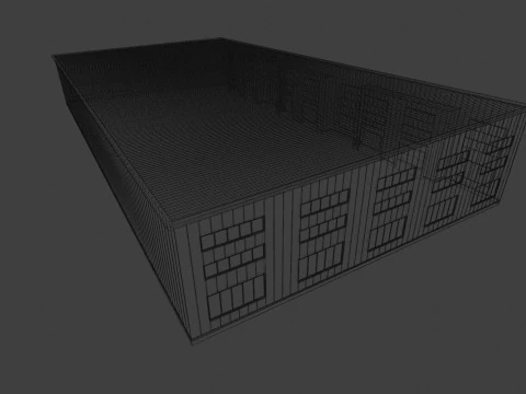 Industrial Exterior 1 3D Model