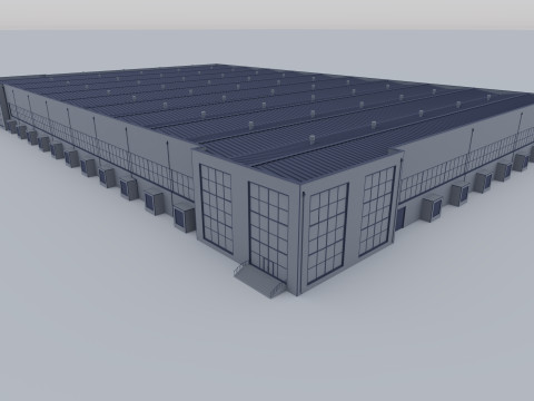 Industrial Exterior 2 3D-Modell