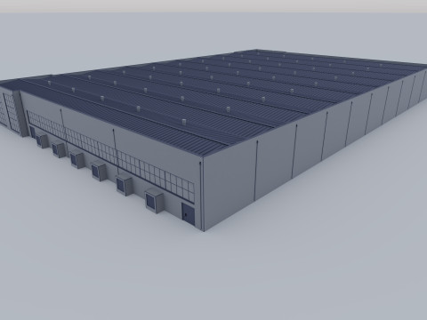 Industrial Exterior 2 3D 模型