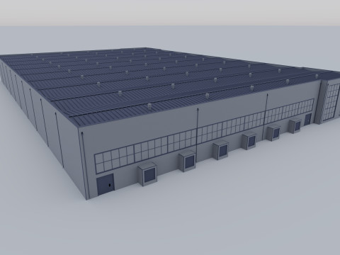 Industrial Exterior 2 3D 模型