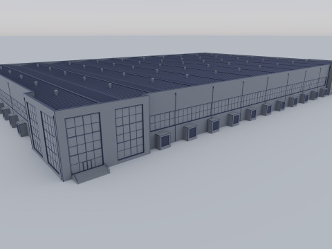 Industrial Exterior 2 3D 模型
