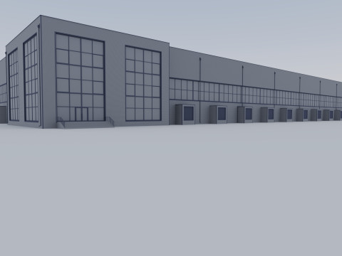 Industrial Exterior 2 3D 模型