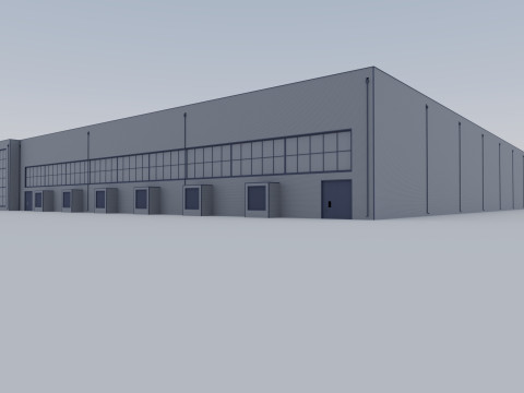 Industrial Exterior 2 3D 模型