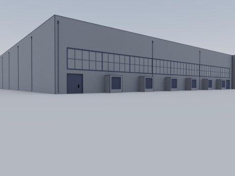 Industrial Exterior 2 3D 模型