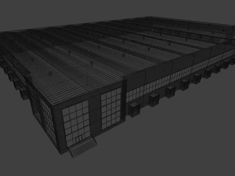 Industrial Exterior 2 3D Model