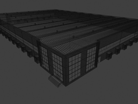 Industrial Exterior 2 3D 模型