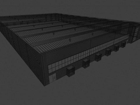 Industrial Exterior 2 3D 模型
