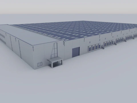 Industrial Exterior 3 3D Model