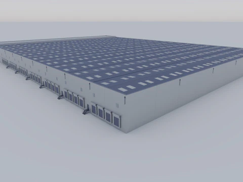 Industrial Exterior 3 3D Model