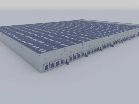 Industrial Exterior 3 3D Model