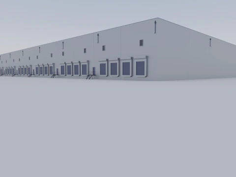 Industrial Exterior 3 3D Model
