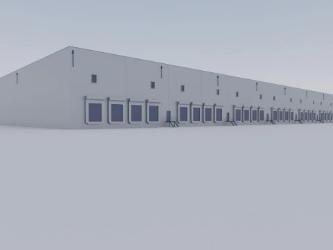 Industrial Exterior 3 3D Model