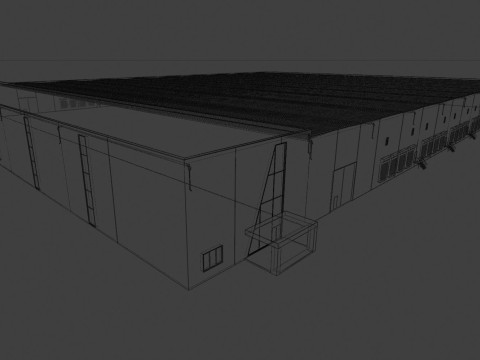 Industrial Exterior 3 3D-Modell