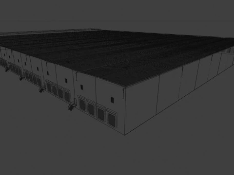 Industrial Exterior 3 3D Model