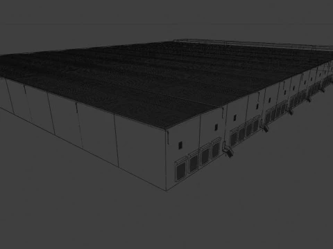 Industrial Exterior 3 3D Model