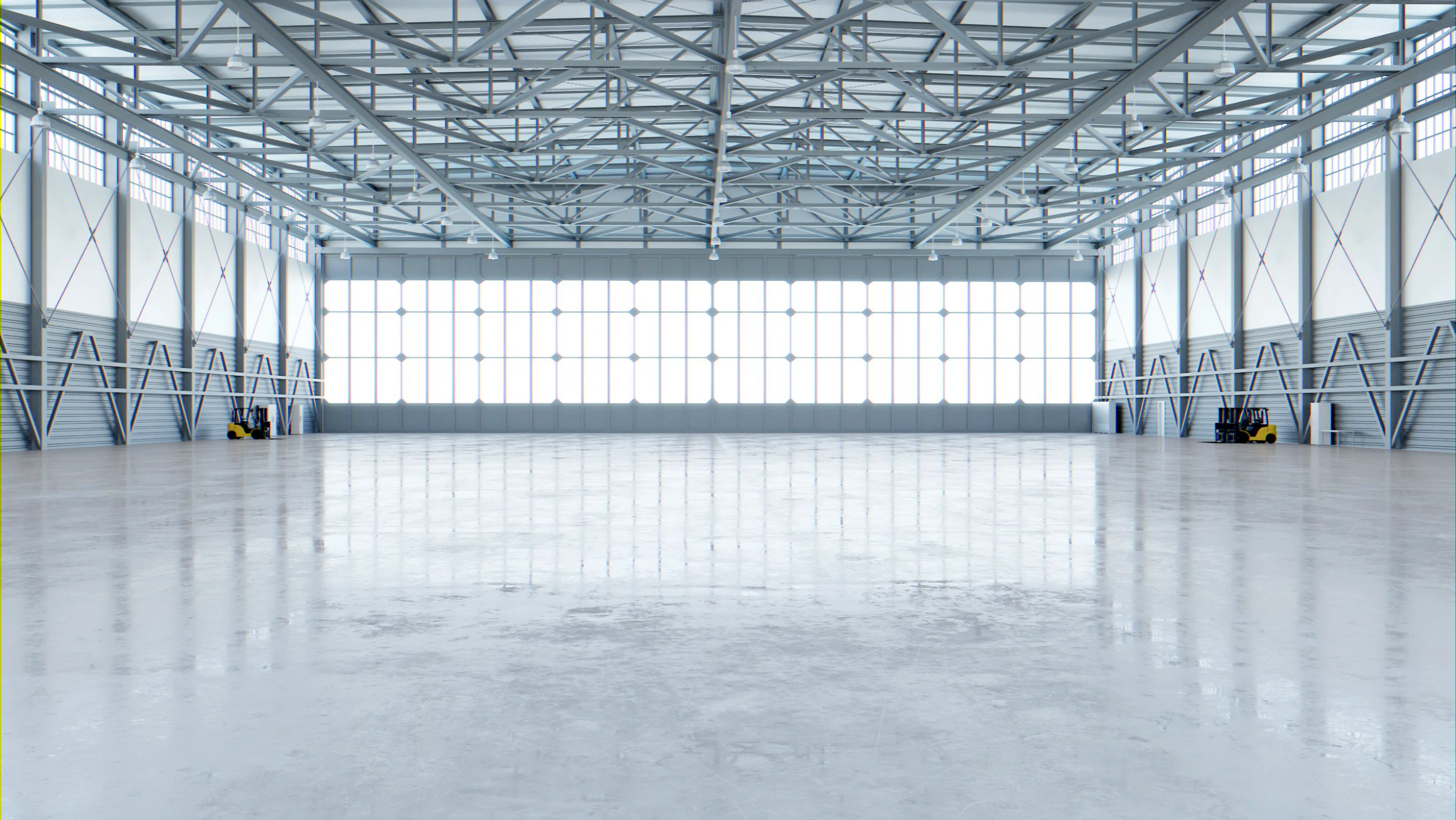 Airplane Hangar Interior 4 3D Model .c4d .max .obj .3ds .fbx .stl .blend 