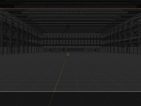 Industrial Hall Interior 1 3D 模型
