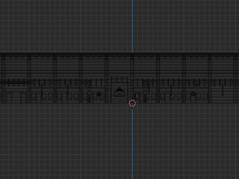 Industrial Hall Interior 2 3D-Modell