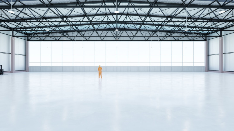Airplane Hangar Interior 7 3D 模型 .c4d .max .obj .3ds .fbx .stl .blend