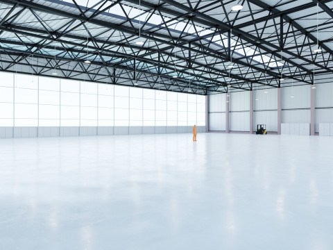 Airplane Hangar Interior 7 3D 模型