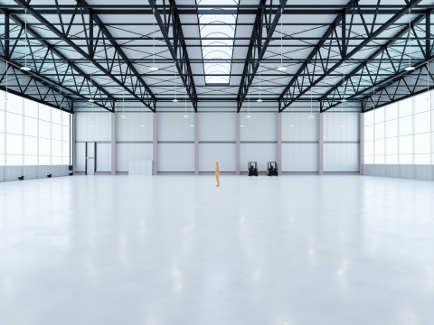 Airplane Hangar Interior 7 3D 模型