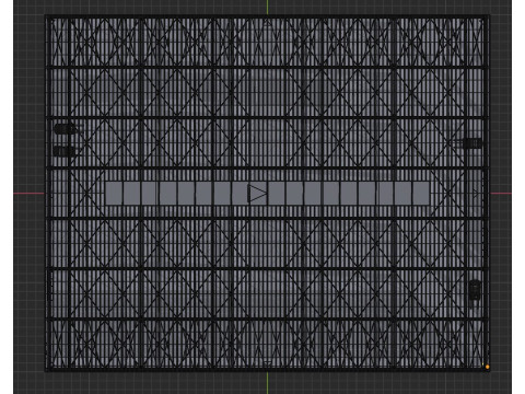 Airplane Hangar Interior 7 3D 模型
