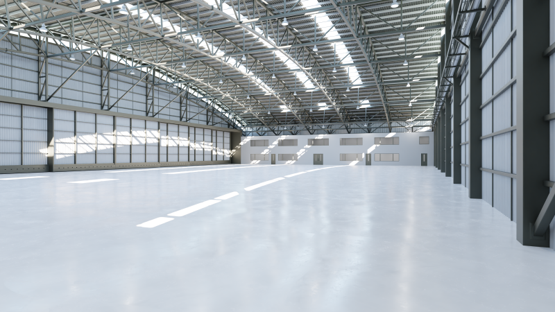 Airplane Hangar Interior 8 Modelo 3D .c4d .max .obj .3ds .fbx .stl .blend