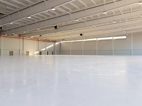 Airplane Hangar Interior 9 Modelo 3D