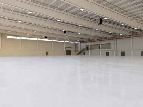 Airplane Hangar Interior 9 Modelo 3D