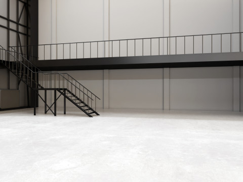 Airplane Hangar Interior 10 Modèle 3D
