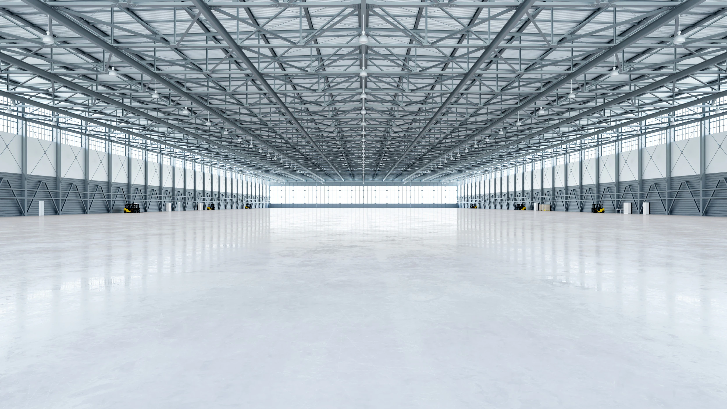 Airplane Hangar Interior 4b 3D Model .c4d .max .obj .3ds .fbx .stl .blend