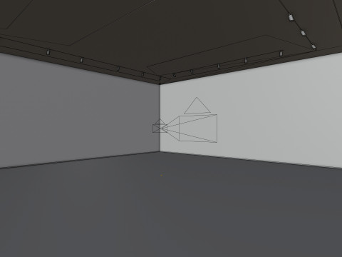 Art Museum Gallery Interior 1 3D Model