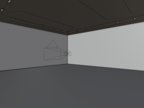 Art Museum Gallery Interior 1 3D Model